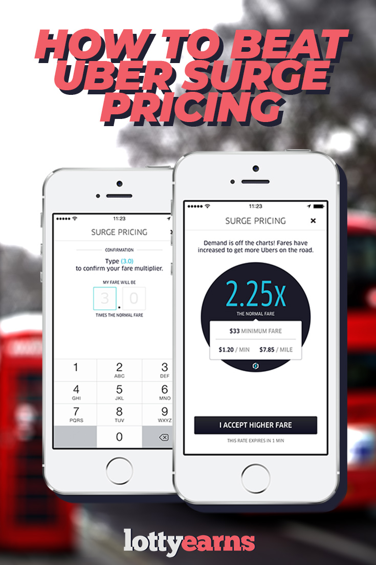 How To Beat Uber Surge Pricing - Lottyearns